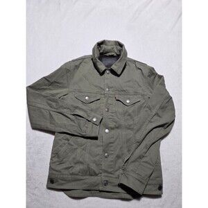 Men's Levi's Olive Green Commuter Trucker Jean Jacket Size Small